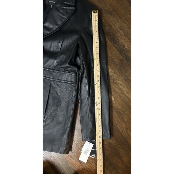 Vintage Colebrook Classics Women's Leather 90's Blazer Size M winter, office - Picture 16 of 16